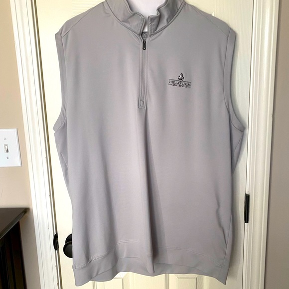 Adidas Gray Sleeveless 4 Zip Pullover 